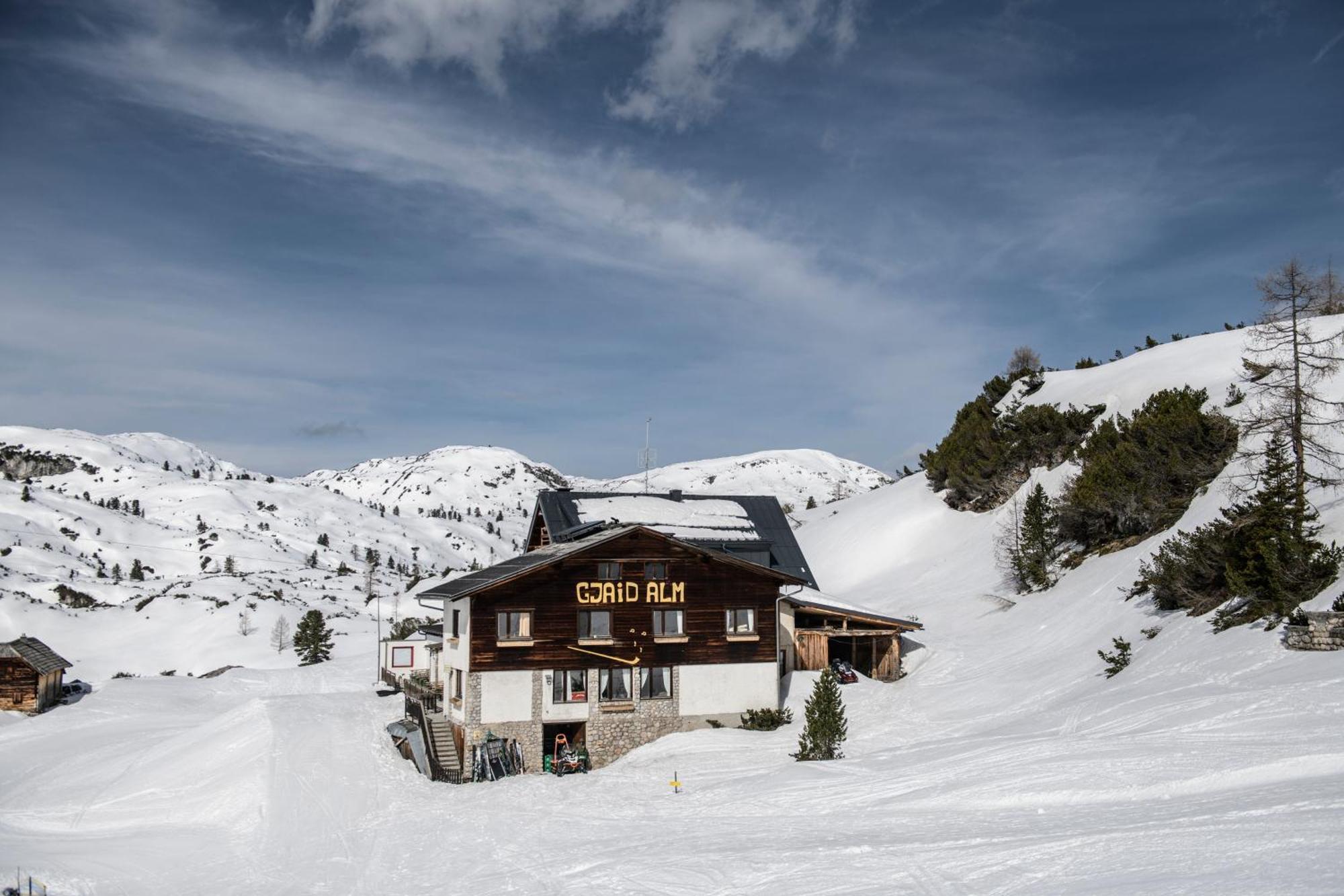 Gjaid-Alm 1739M Am Dachstein-Only Accessible By Cable Car Hotell Obertraun Exteriör bild