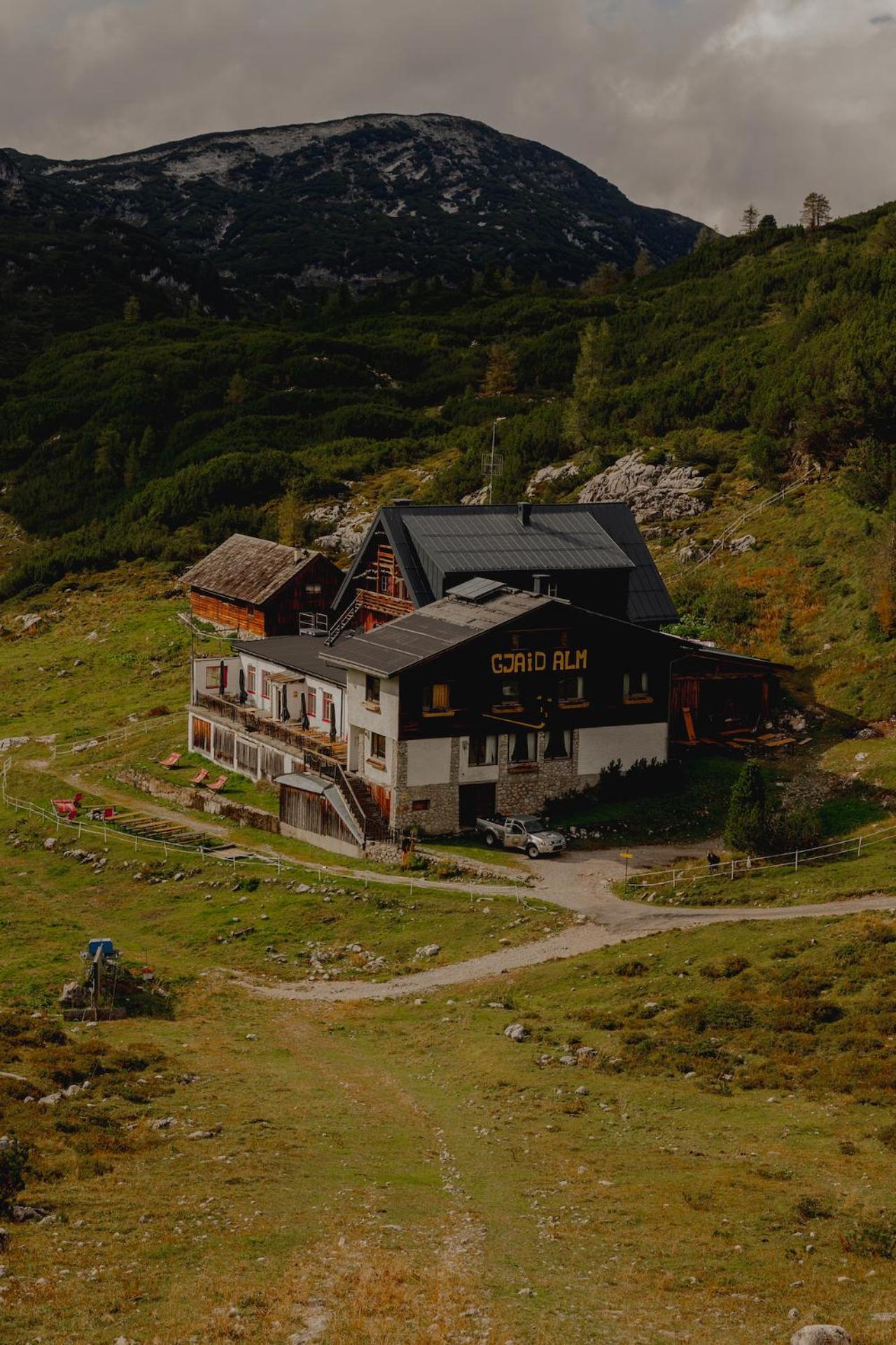 Gjaid-Alm 1739M Am Dachstein-Only Accessible By Cable Car Hotell Obertraun Exteriör bild